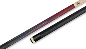 Predator 4-Point Sneaky Pete Pool Cue – Purple Heart / Blue – Elephant Pattern Leather Wrap