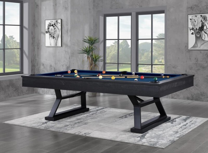 The Durham Pool Table | 8ft | Ink Black Finish | Imperial - Image 4