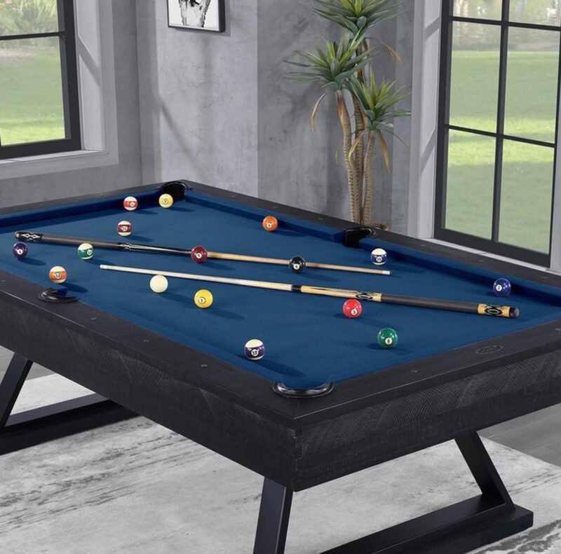 The Durham Pool Table | 8ft | Ink Black Finish | Imperial - Image 5