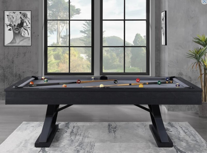 The Durham Pool Table | 8ft | Ink Black Finish | Imperial - Image 2