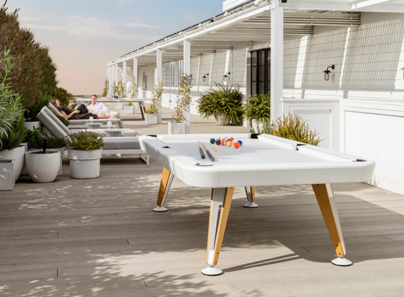 Diagonal Pool Table | 6, 7 or 8 Foot | 5 Colors | Optional Dining Top | Outdoor Option | RS Barcelona - Image 2