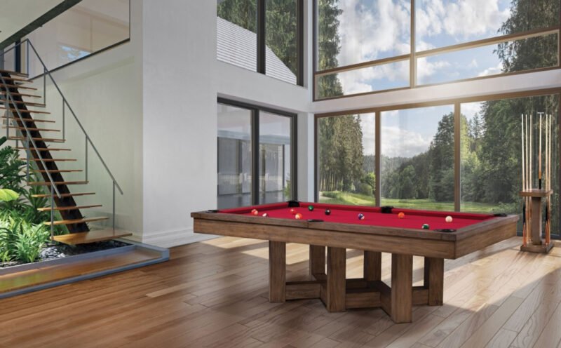 Covington Pool Table | 8 Foot | Modern Walnut | Plank & Hide - Image 2
