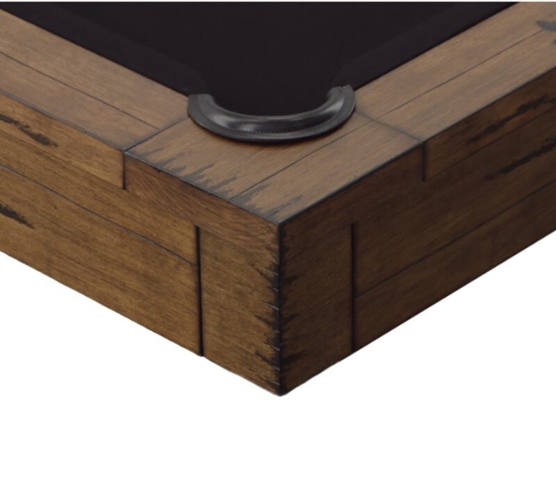 Modesto Pool Table | 8 Foot | Whiskey & Steel Finish | Plank & Hide - Image 3